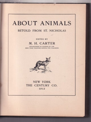 About Animals retold from St. Nicholas