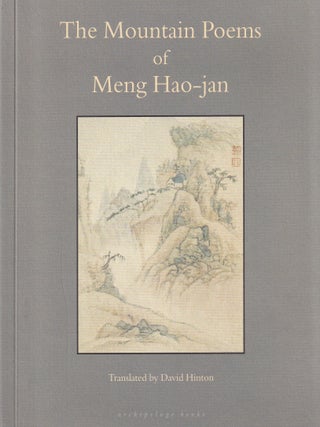 Item #E36869 The Mountain Poems of Meng Hao-jan. David Hinton, trns