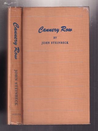 Cannery Row (first edition in scarcer variant buff binding
