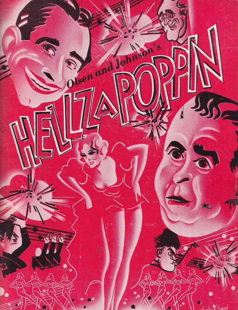 Item #E37053 Hellzapoppin (original Broadway opening run souvenir book). Olsen and Johnson.