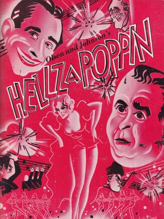 Item #E37053 Hellzapoppin (original Broadway opening run souvenir book). Olsen and Johnson
