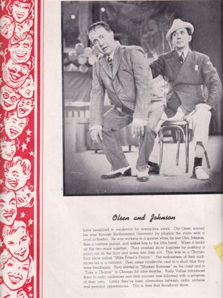Hellzapoppin (original Broadway opening run souvenir book)