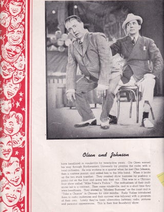 Hellzapoppin (original Broadway opening run souvenir book)