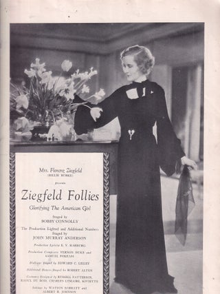 "Ziegfeld Follies" full souvenir book 1934