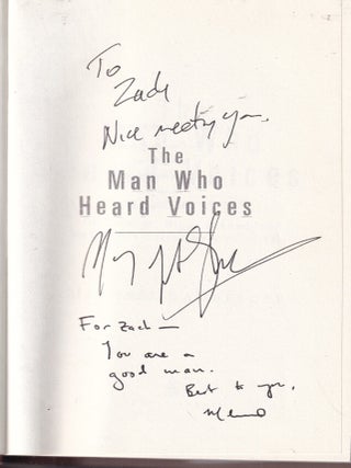 The Man Who Heard Voices (INSCRIBED BY SHYAMALAN and BAMBERGER); Or, How M. Night Shyamalan...