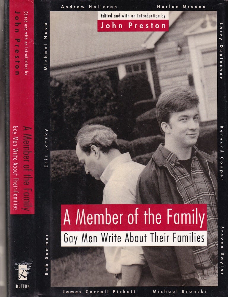 Item #E37197 A Member of the Family: Gay Men Write About Their Families. John Preston.