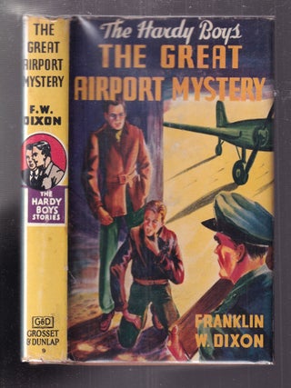 The Great Airport Mystery (Hardy Boys Mystery Stories No. 9) in original dust jacket