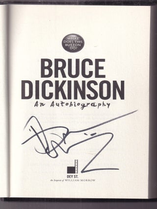 What Does This Button Do? An Autobiography (SIGNED FIRST EDITION