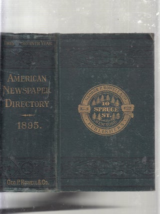 Item #E6235 American Newspaper Directory (1895