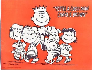 Item #E7383 You're A Good Man Charlie Brown (Original Souvenir Program with "Playgoer" booklet)....