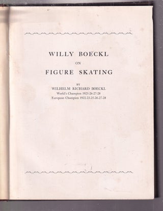 Willy Boeckl on Figure Skating
