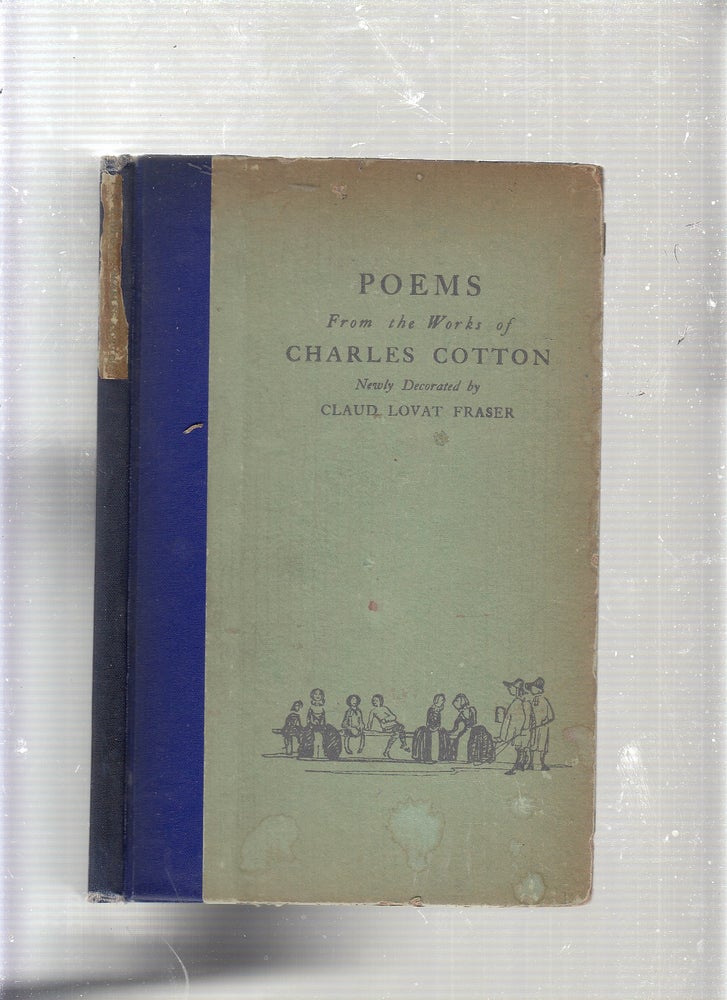 Item #WE22582 Poems from the works of Charles Cotton. Charles Cotton.