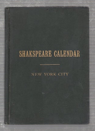 Item #WE23332 Events in the History of New York City with Illustrations from Shakespeare. A New...