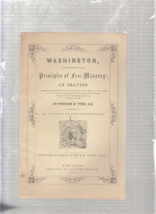 Item #WE23996 Washington, An Exemplification of the Principles of Free Masonry: An Oration...