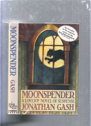 Item #WE25679 Moonspender: A Lovejoy Novel of Suspense. Jonathan Gash