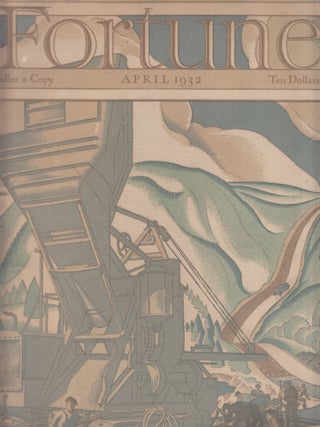 Item #WE30519 Fortune April, 1932 (Vol. V No. 4). photog Margaret Bourke White